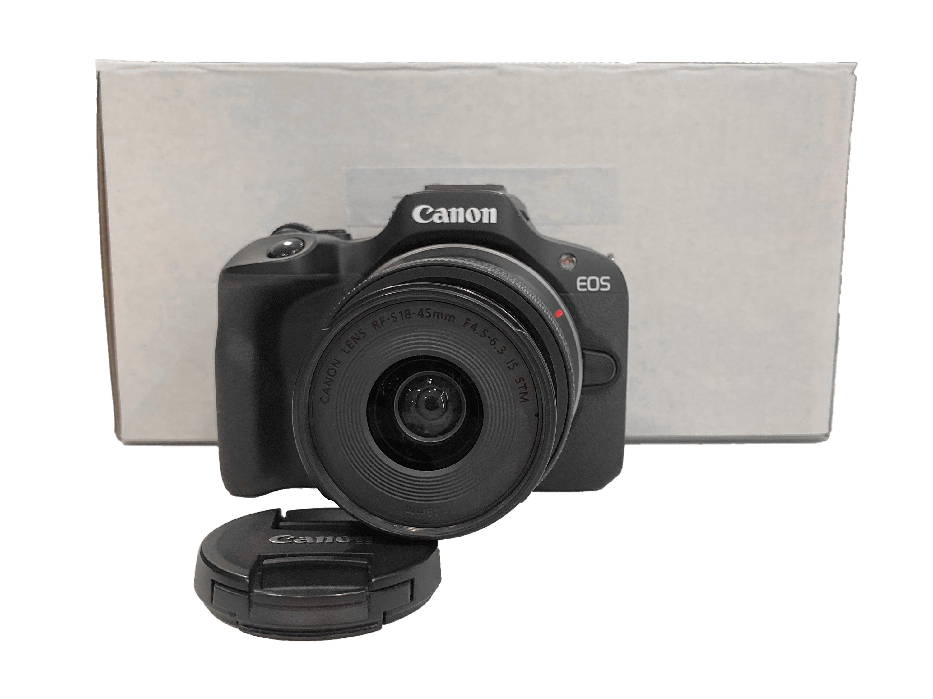 Canon R 100 + 18-45 mm f/4.5-6.3 IS STM  Pari al Nuovo