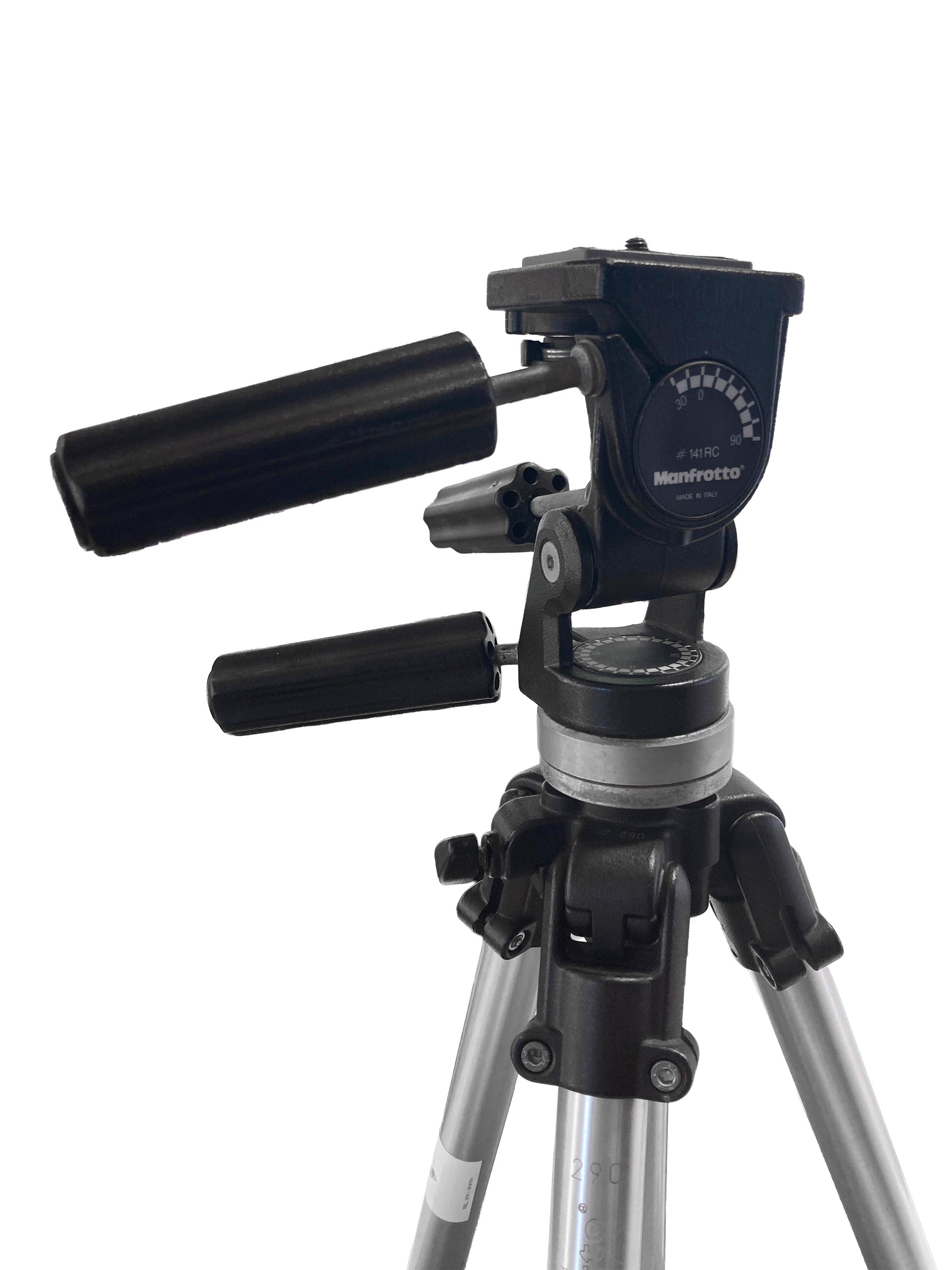 Treppiede Manfrotto 290 + Testa 141 RC  Usato