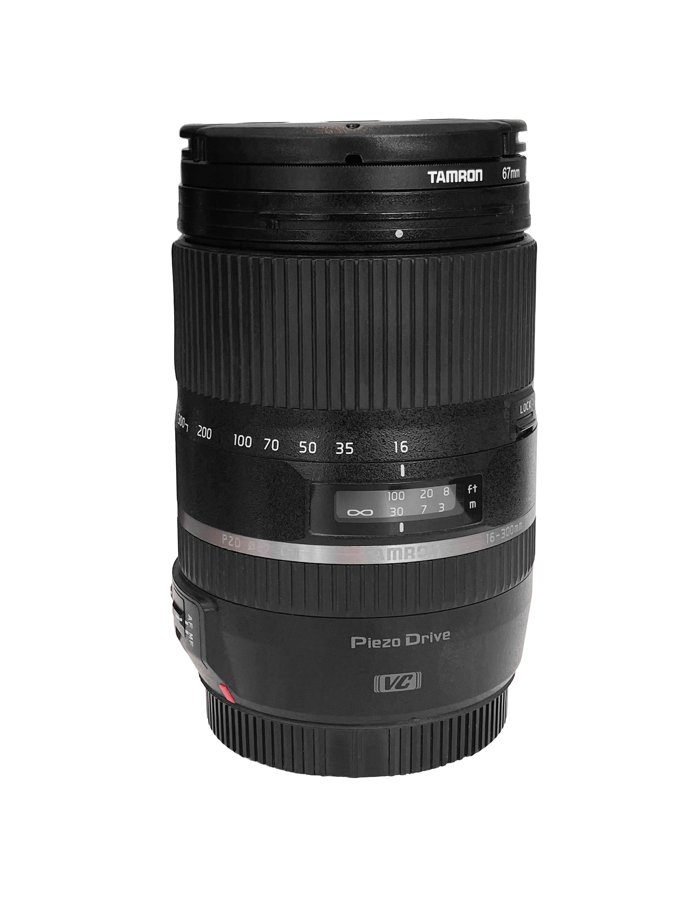 Tamron 16-300 mm f/3.5-6.3 VC attacco Canon Usato