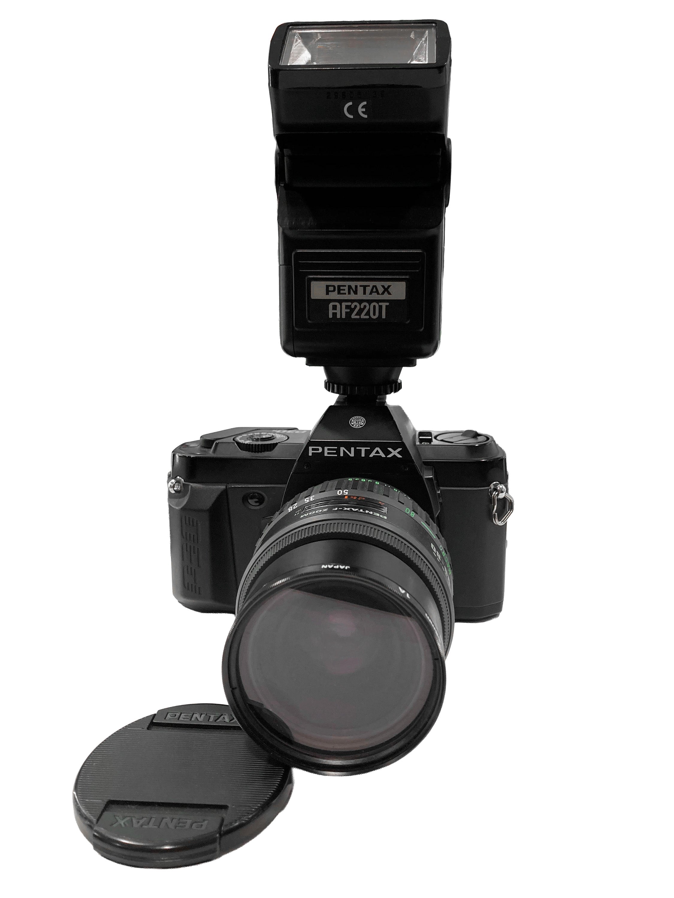 Kit Pentax P30N con Zoom 28-80mm e Flash AF220T  Usati