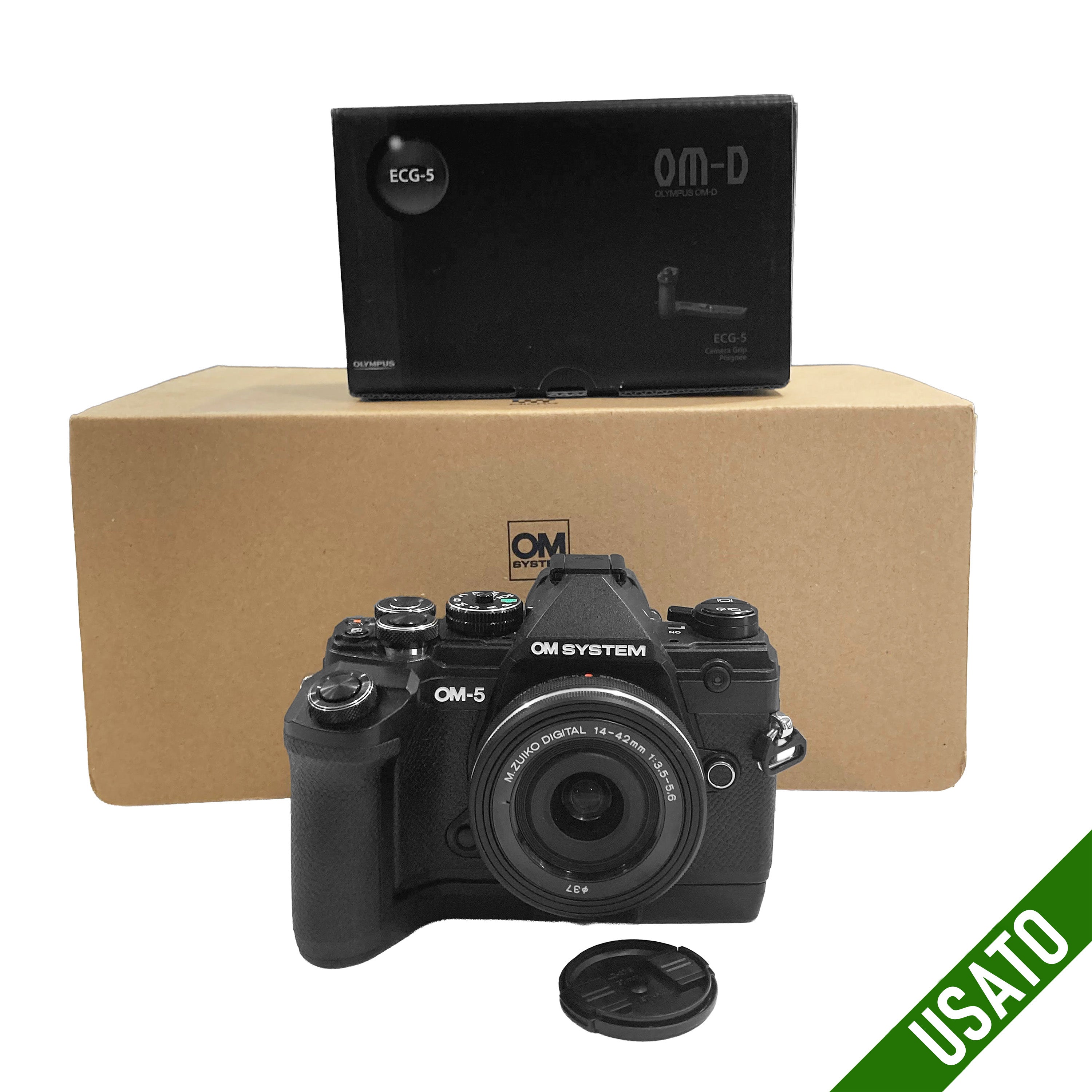 Olympus OM-5 + Olympus 14-42 mm f/3.5-5.6 EZ + Grip  Occasione