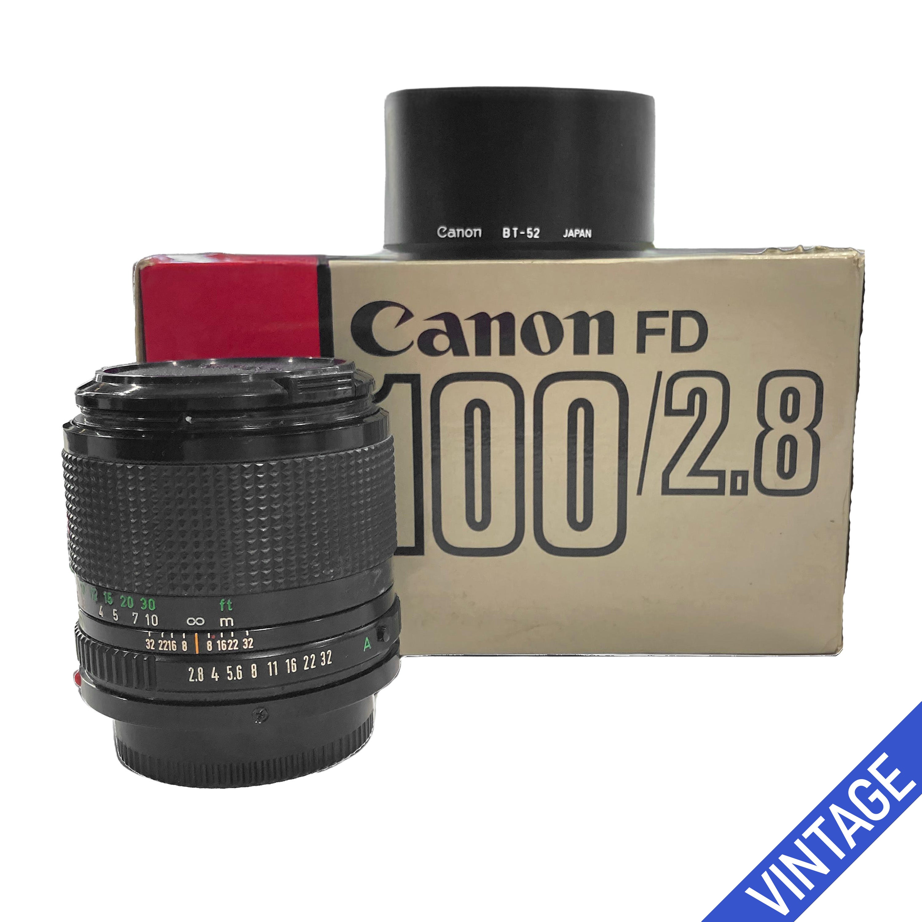Canon FD New 100 mm f/2.8  in Ottime Condizioni
