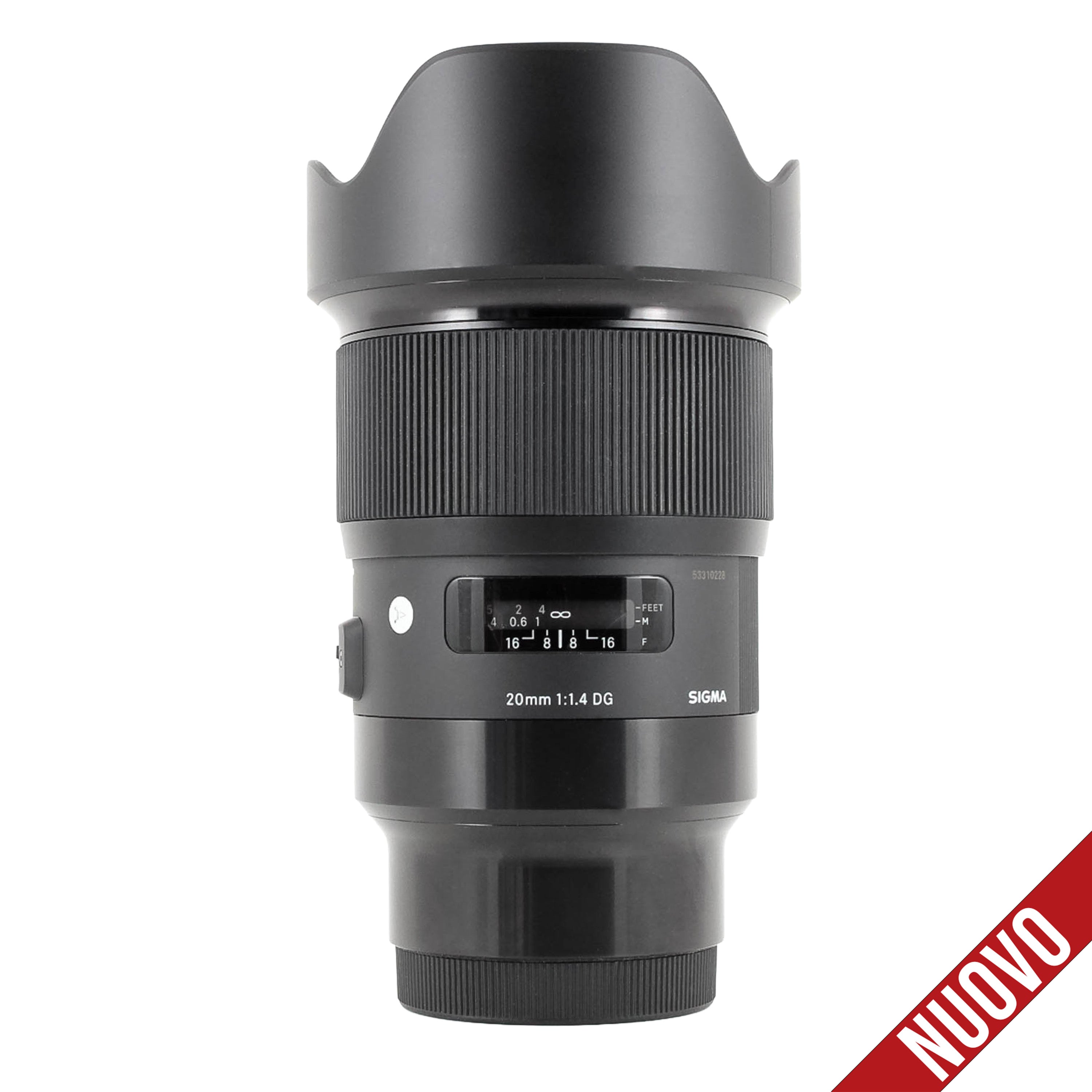 Sigma 20 mm f/1.4 DG Art E-mount  NUOVO