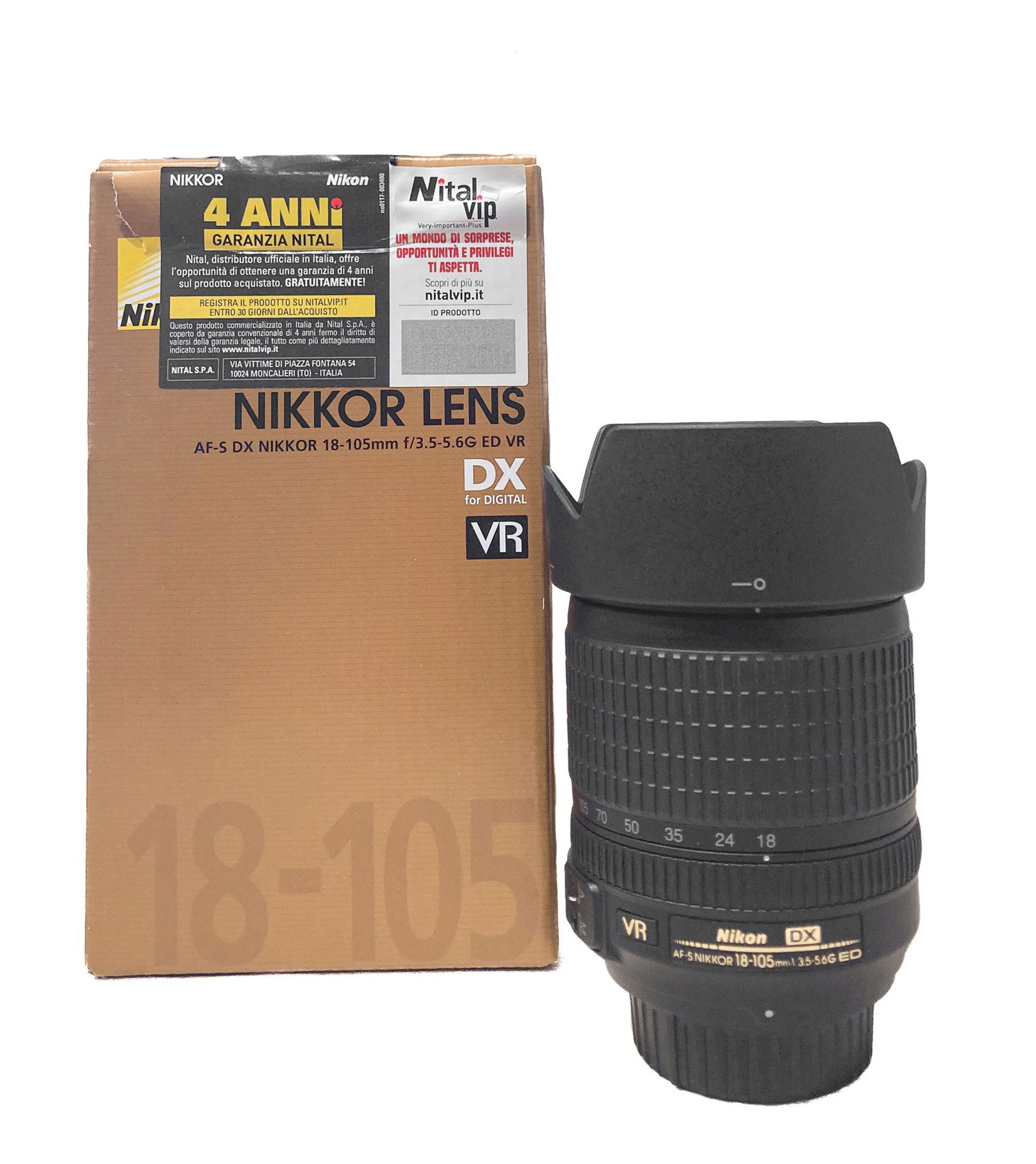Nikon AF-S DX 18-105mm f/3.5-5.6 G ED VR  Usato