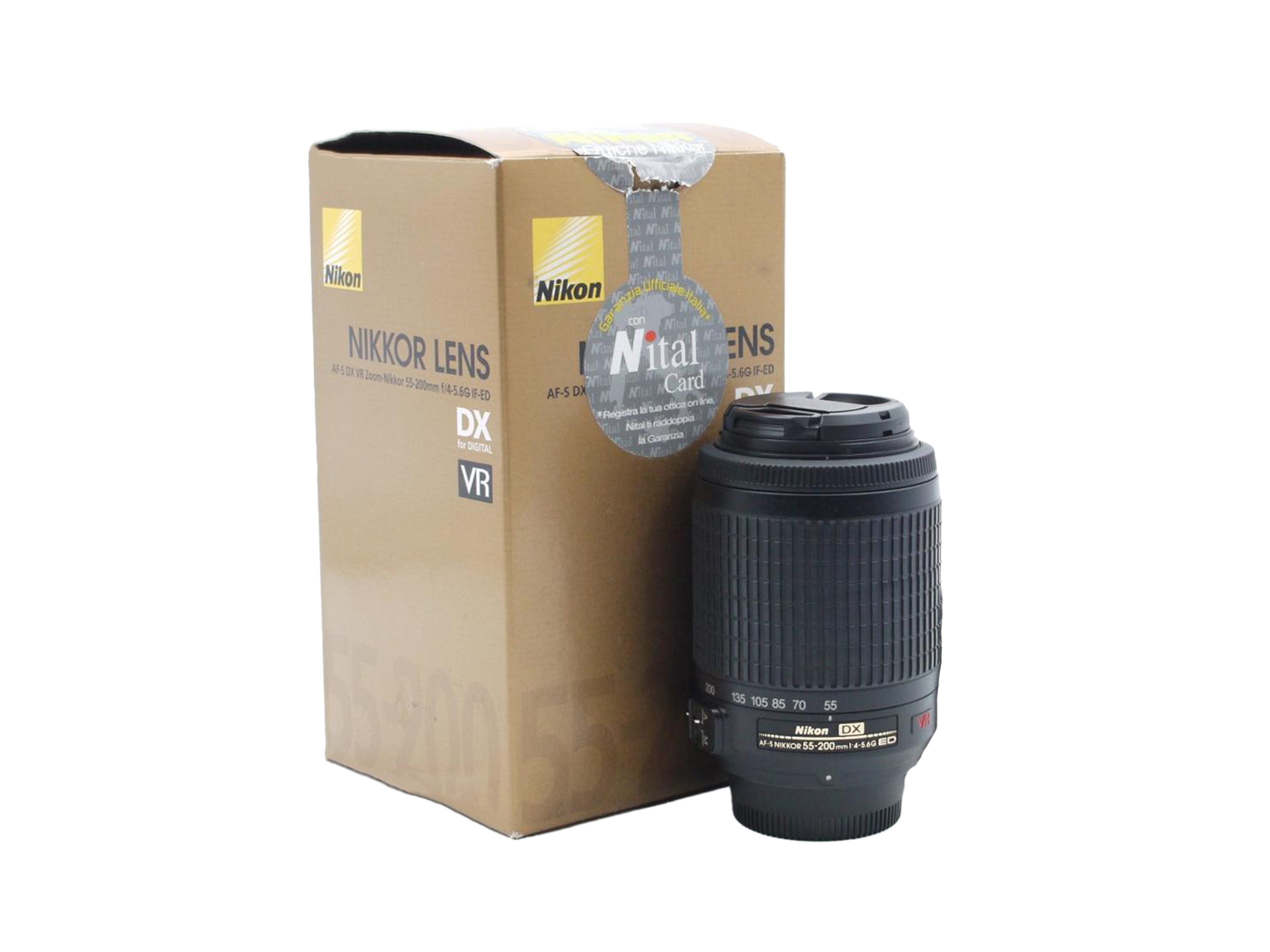 Nikon DX 55-200mm f/4-5.6 G VR  Usato