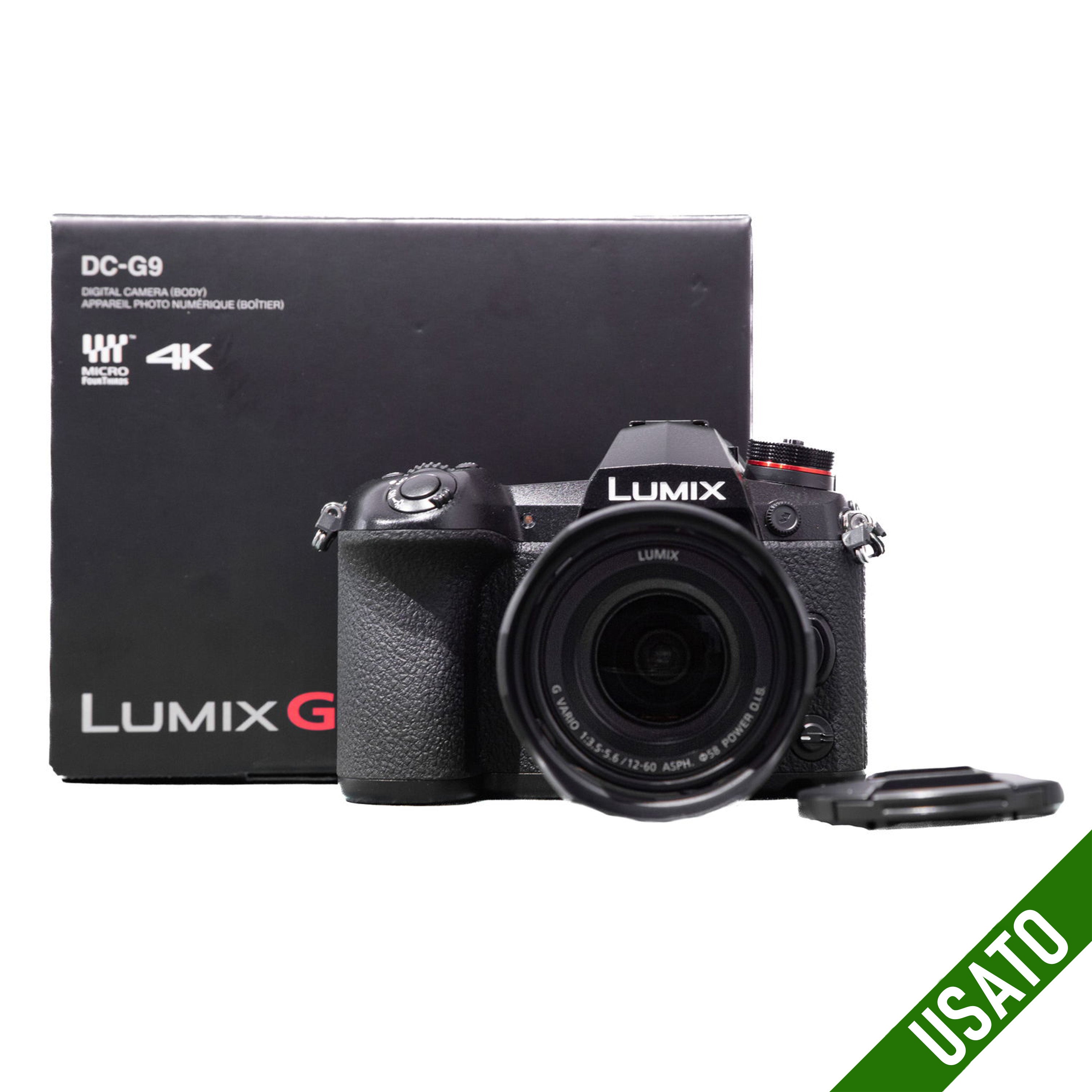 Panasonic G9 usata + Lumix 12-60mm f/3.5-5.6 OIS da kit nuovo