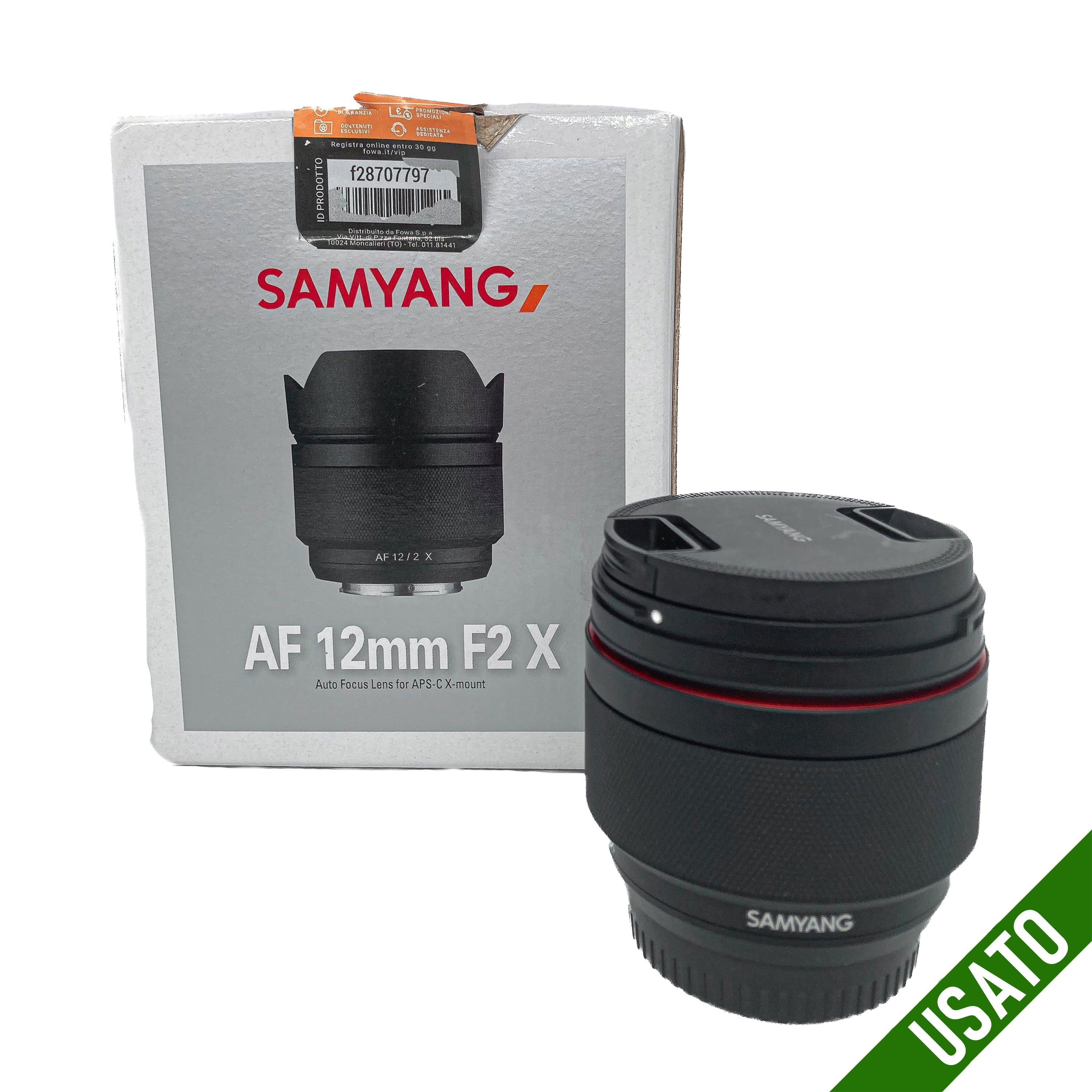 Samyang 12mm f/2  Attacco Fujifilm X  Usato