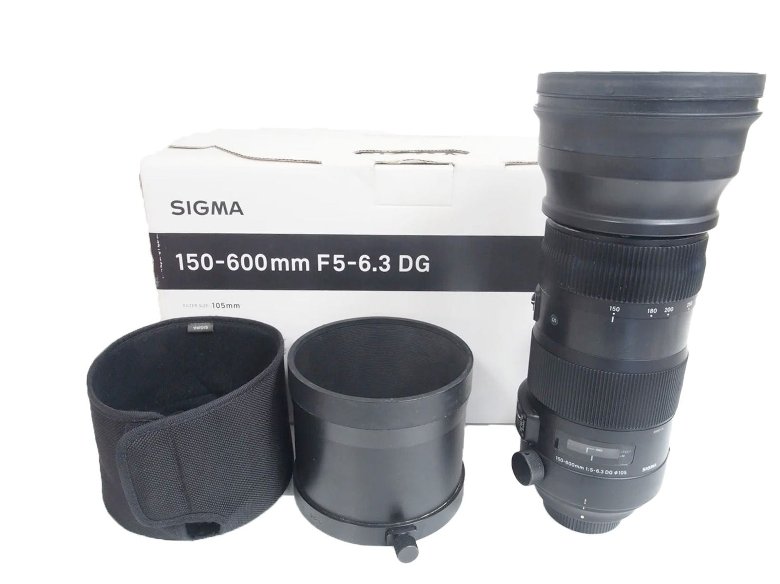 Sigma 150-600mm f/5-6.3 DG OS HSM Sports per Nikon usato + coperture mimetiche - Fratticioli Store