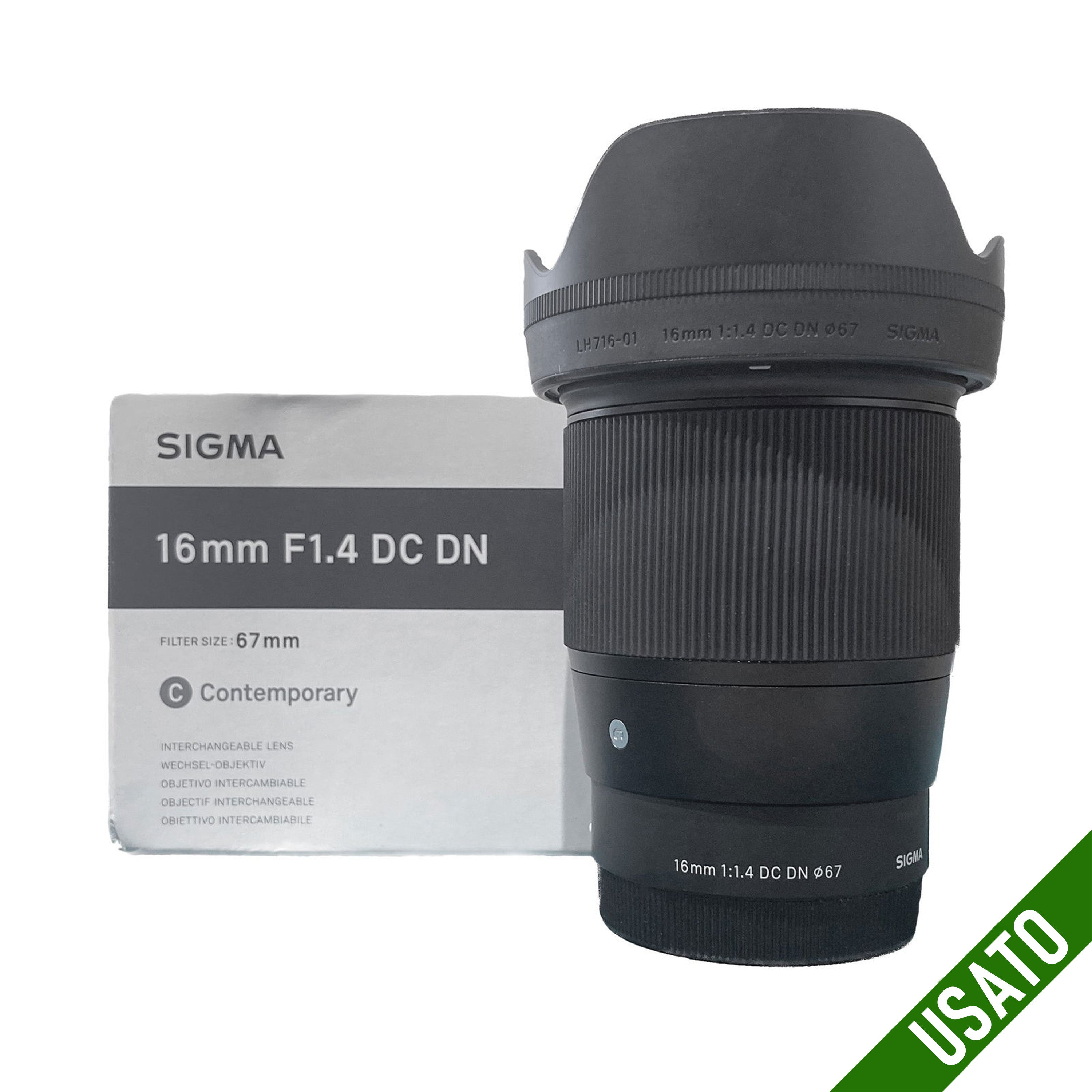 Sigma 16 mm f/1.4 E-Mount  Come Nuovo