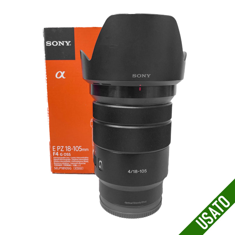 Sony E PZ 18-105 mm F/4 G OSS Usato