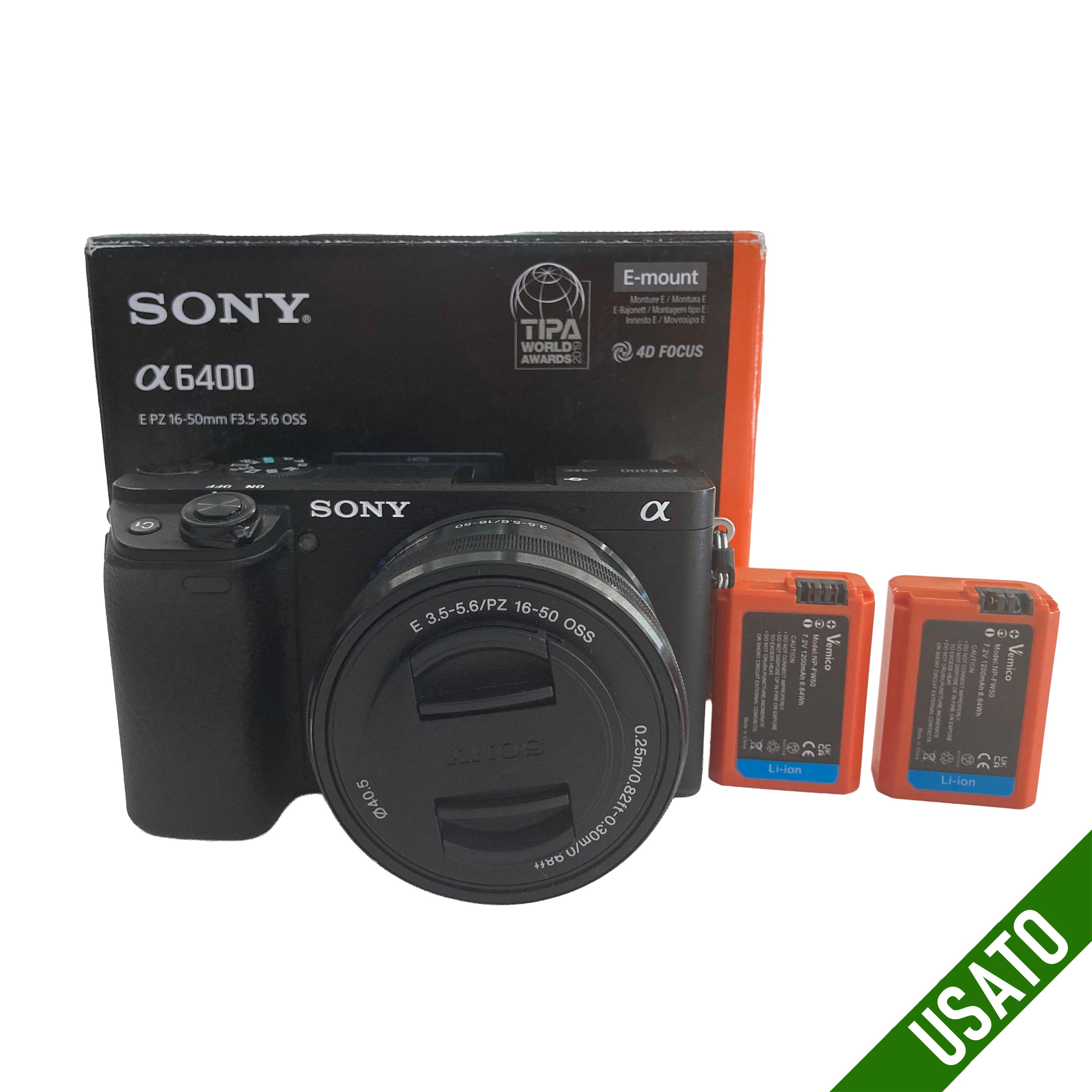 Sony A6400 + 16-50mm f/3.5-5.6 OSS  In Ottime Condizioni