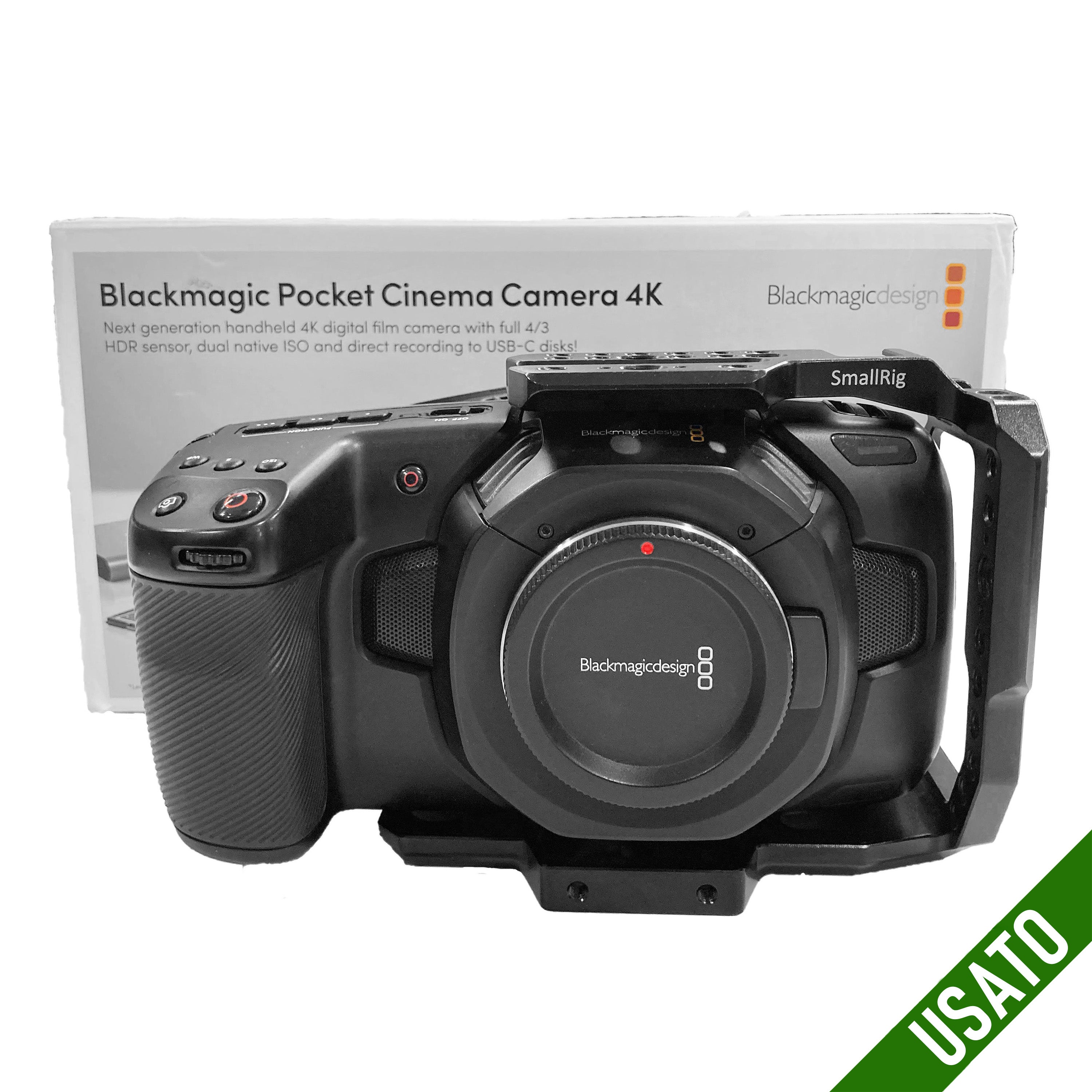 Blackmagic Pocket 4K per Micro 4/3  in Ottime Condizioni con Cage !