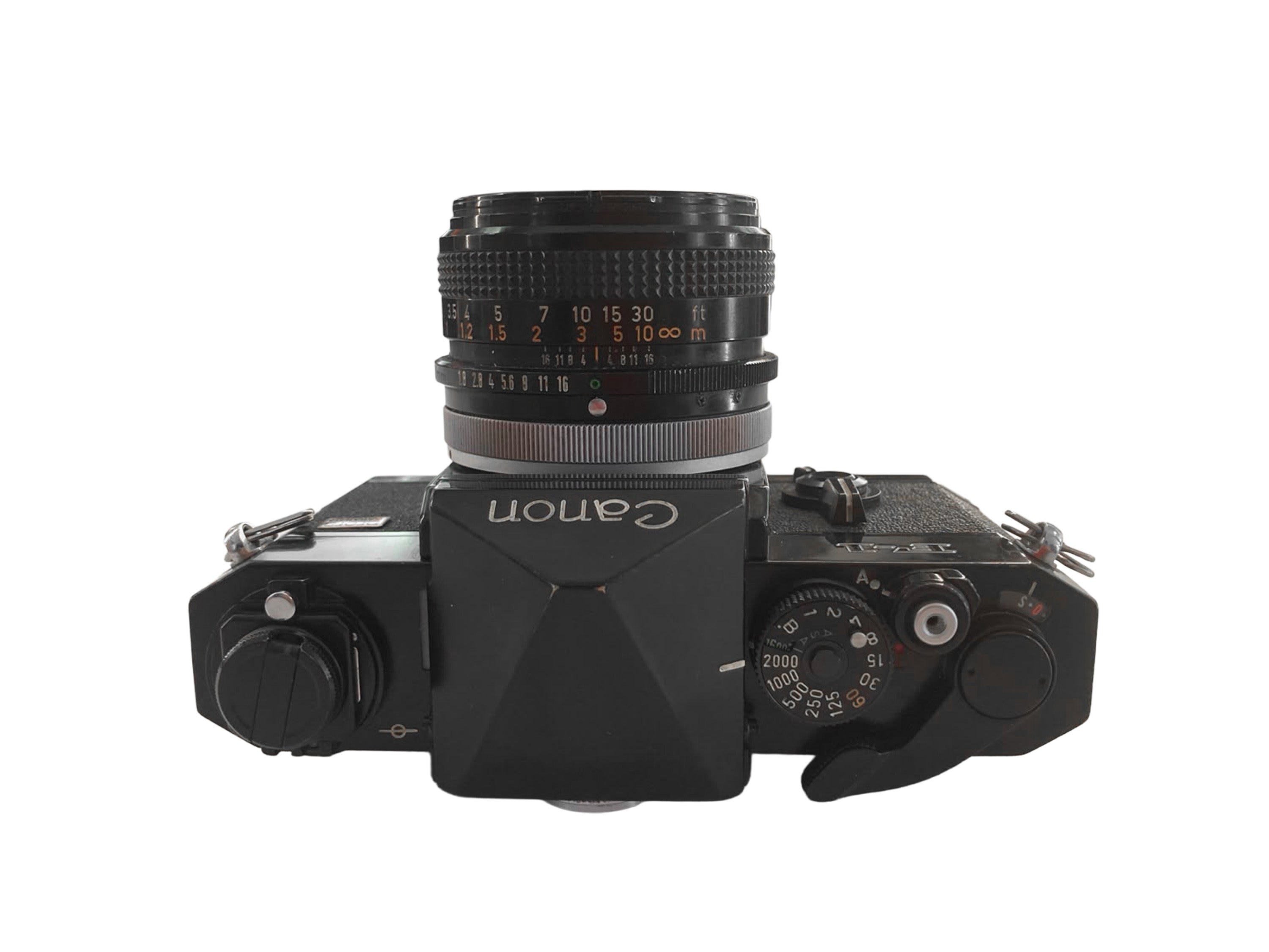 Canon F-1 + FD 28 mm f/2.8 S.C  in ottime Condizioni
