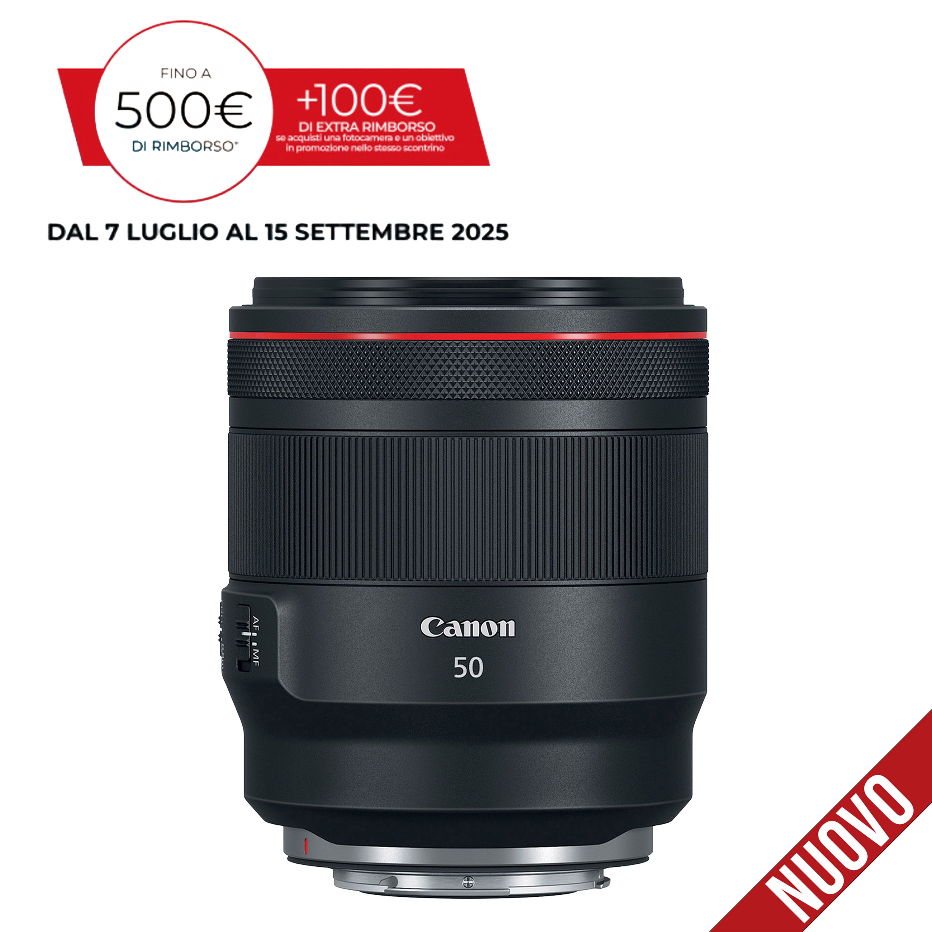 Canon RF 50 mm F/1.2L USM  Nuovo