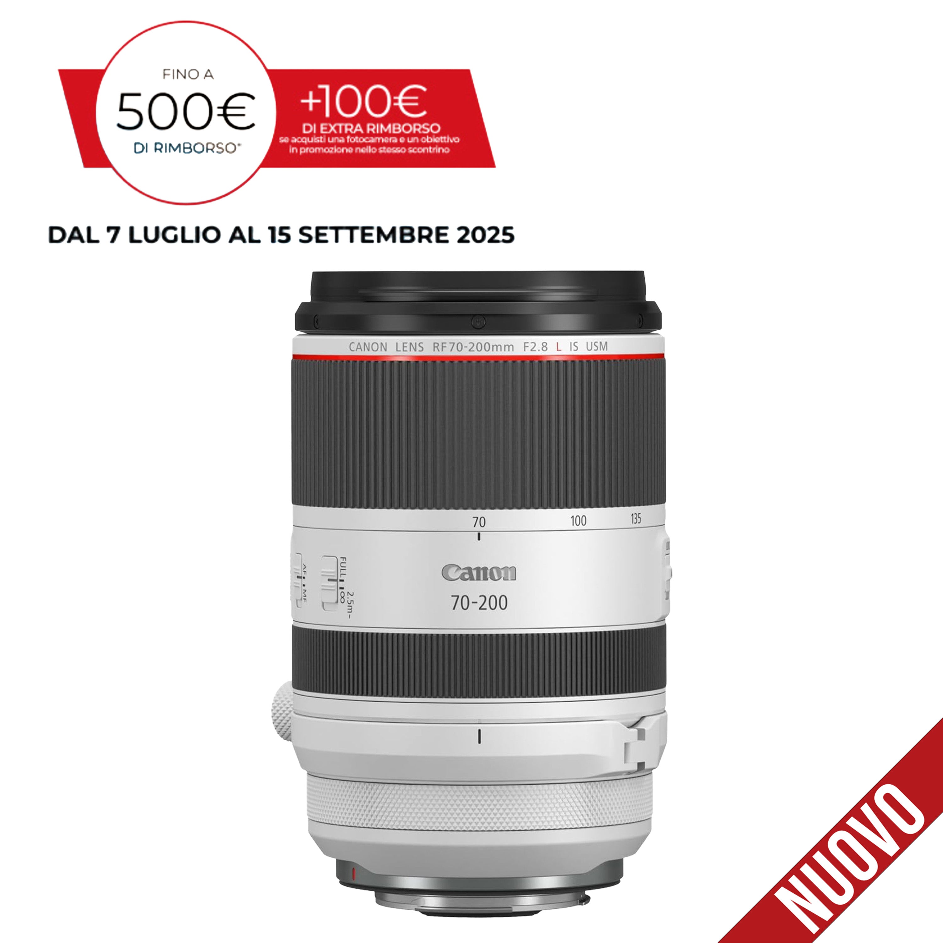 Canon RF 70-200 mm f/2.8 L IS USM  Nuovo