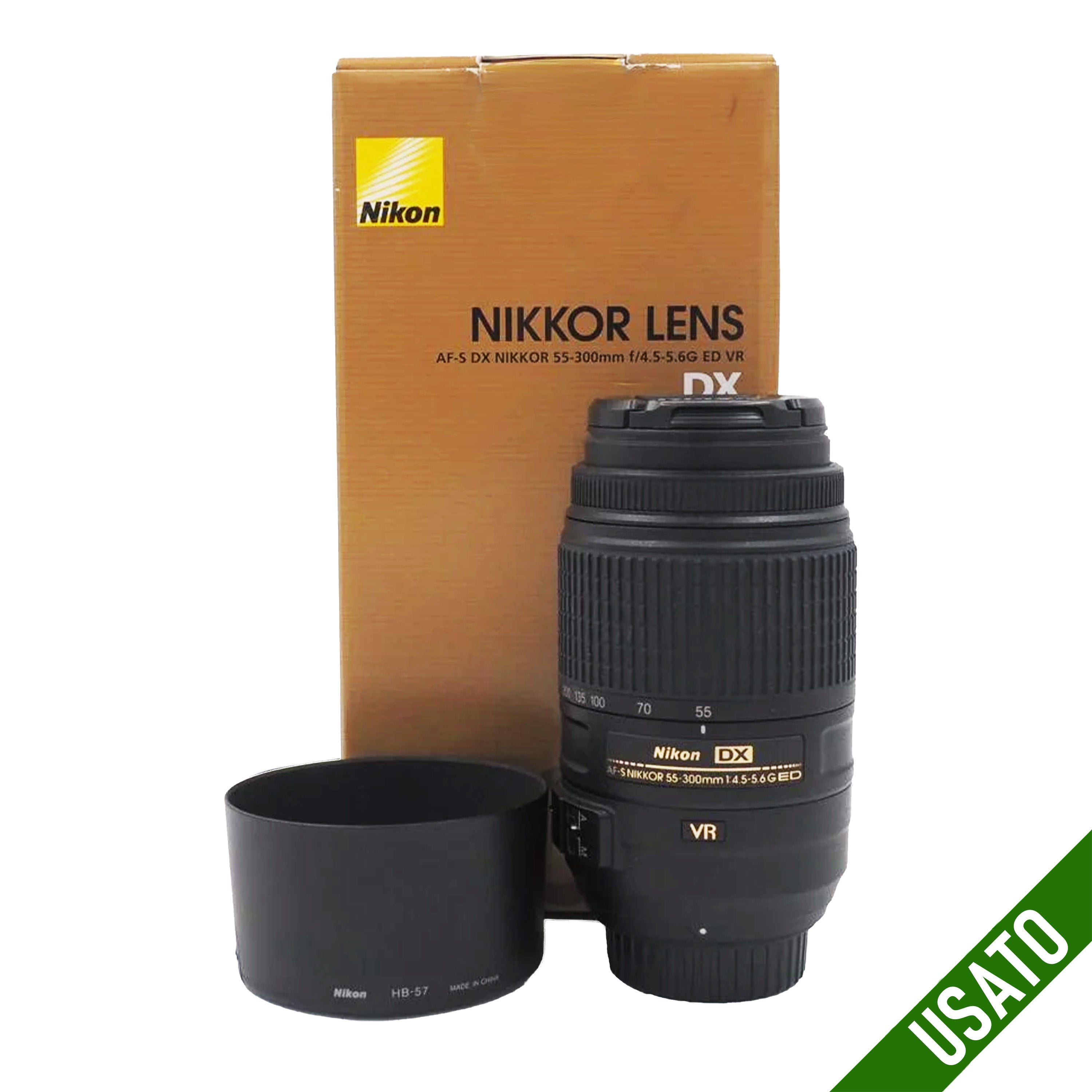 Nikon DX 55-300 mm f/4.5-5.6 G ED VR  Ottime Condizioni