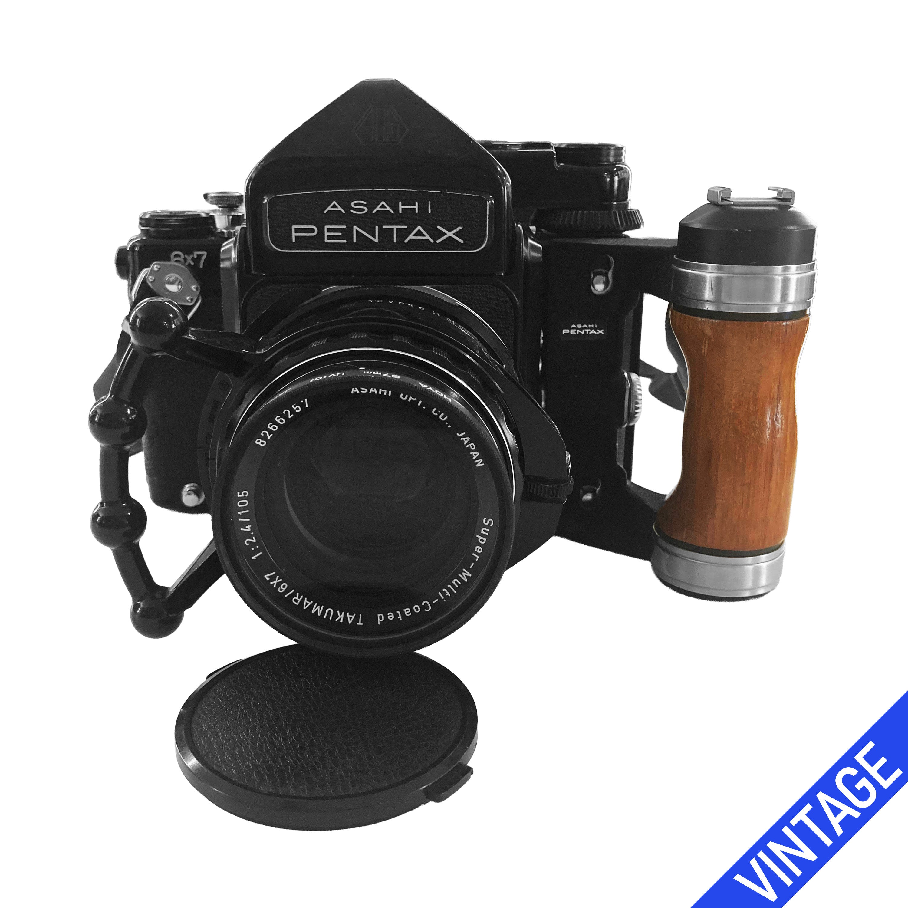 Asahi Pentax 6x7 con Mirino esposimetrico + Takumar 105 mm F/2.4  Occasione