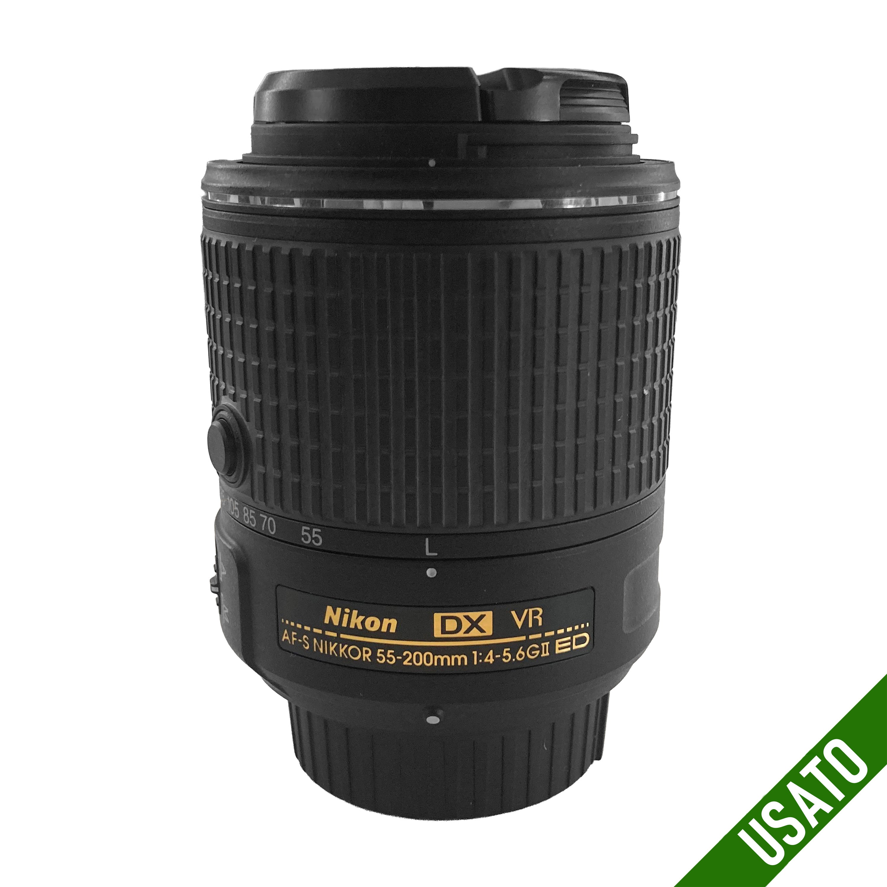Nikon DX 55-200 mm f/4-5.6 GII ED VR  Come Nuovo