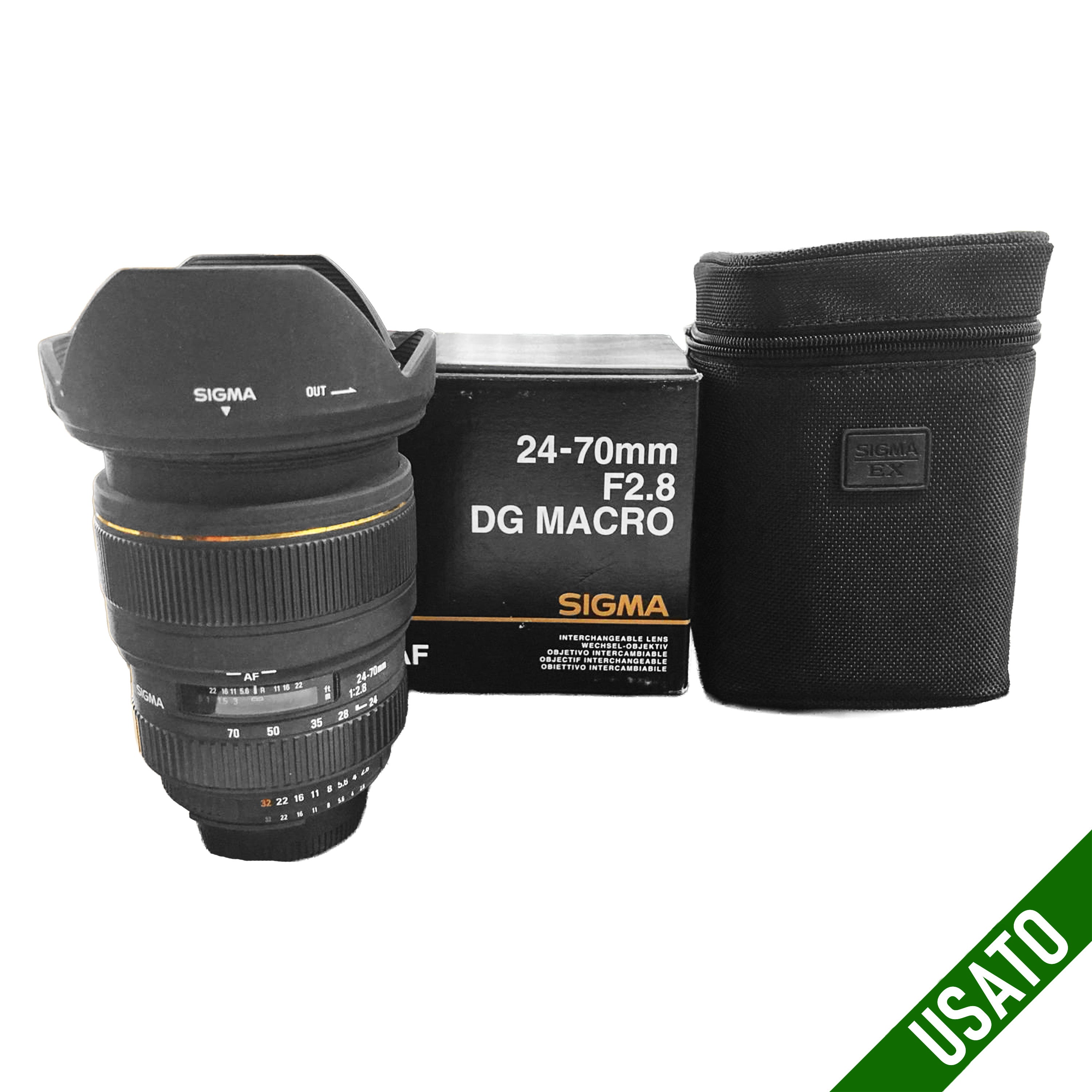 Sigma 24-70 mm f/2.8 EX DG Macro (Nikon F)  in ottime Condizioni