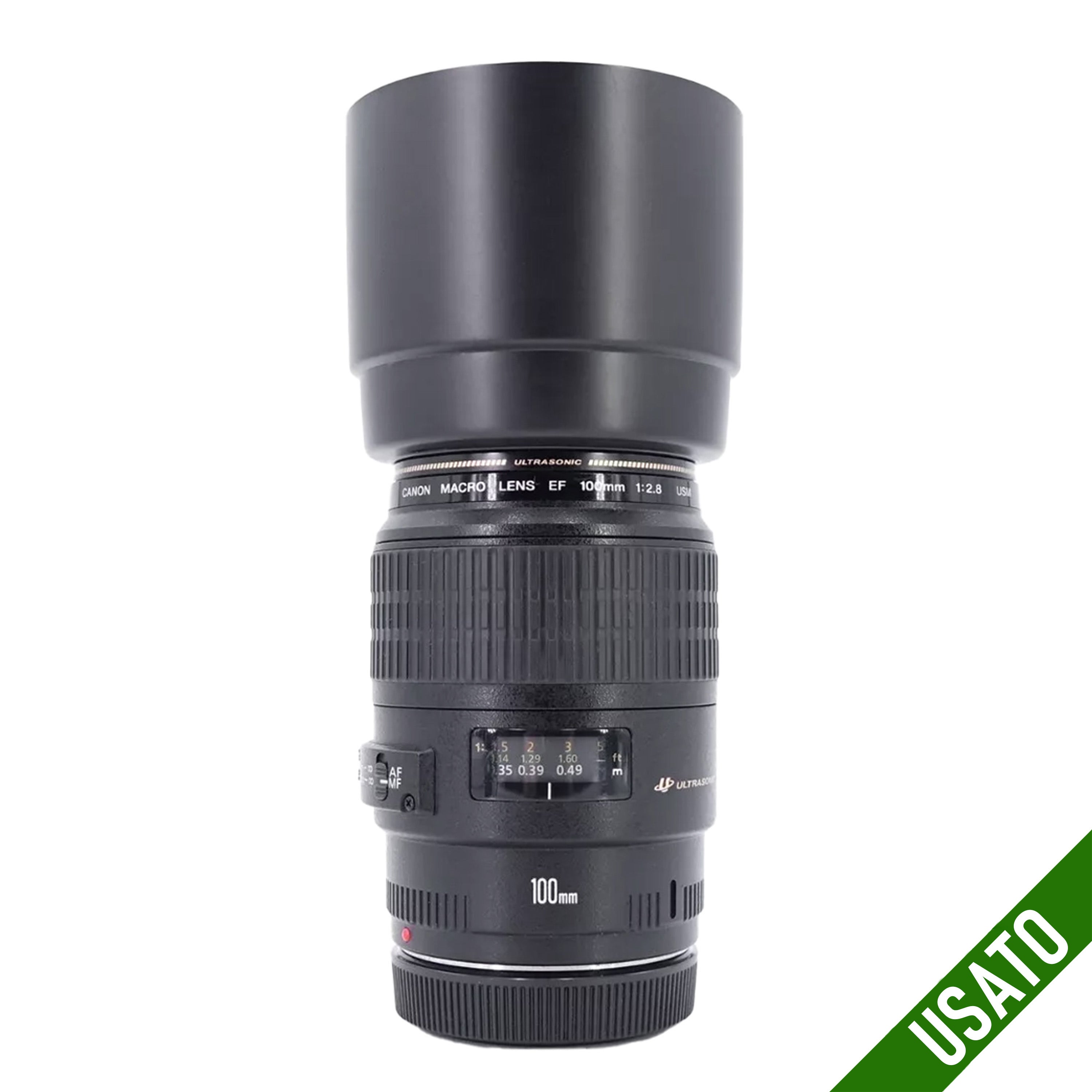 Canon 100 mm f/2.8 Macro USM  Perfetto con paraluce