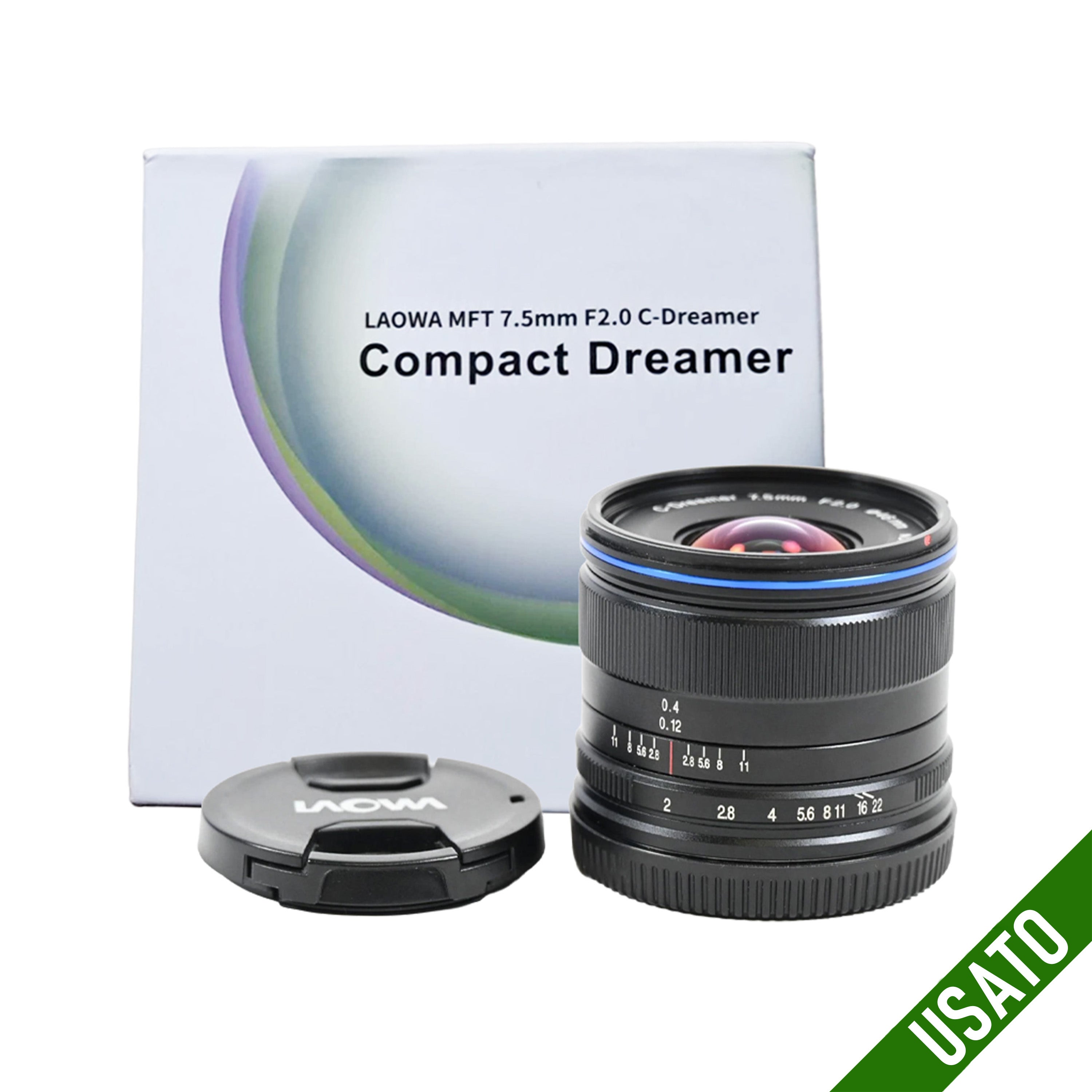 Laowa C-Dreamer 7,5 mm f/2 MFT in Condizioni Perfette