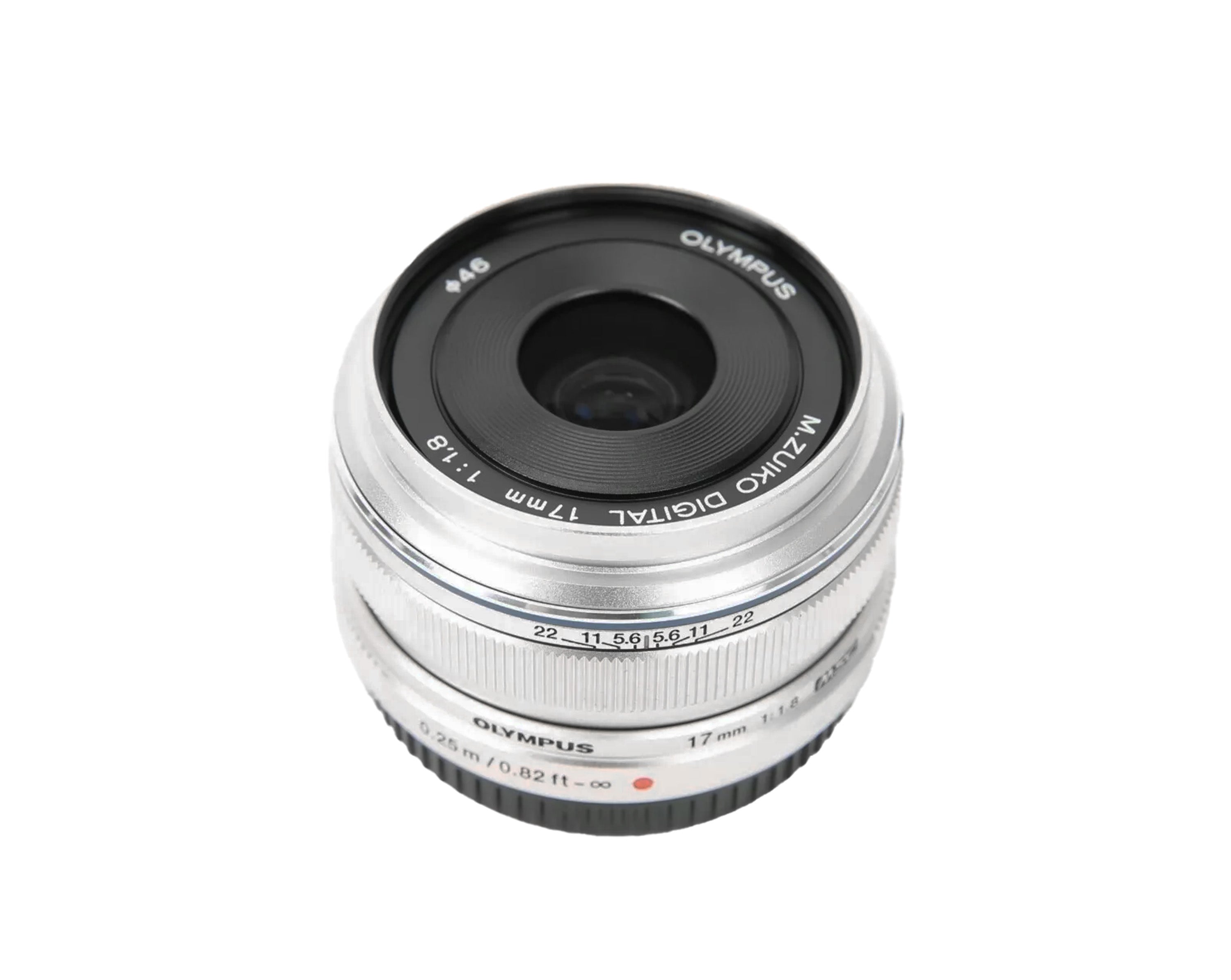 Olympus 17 mm f/1.8 Silver  Pari al Nuovo