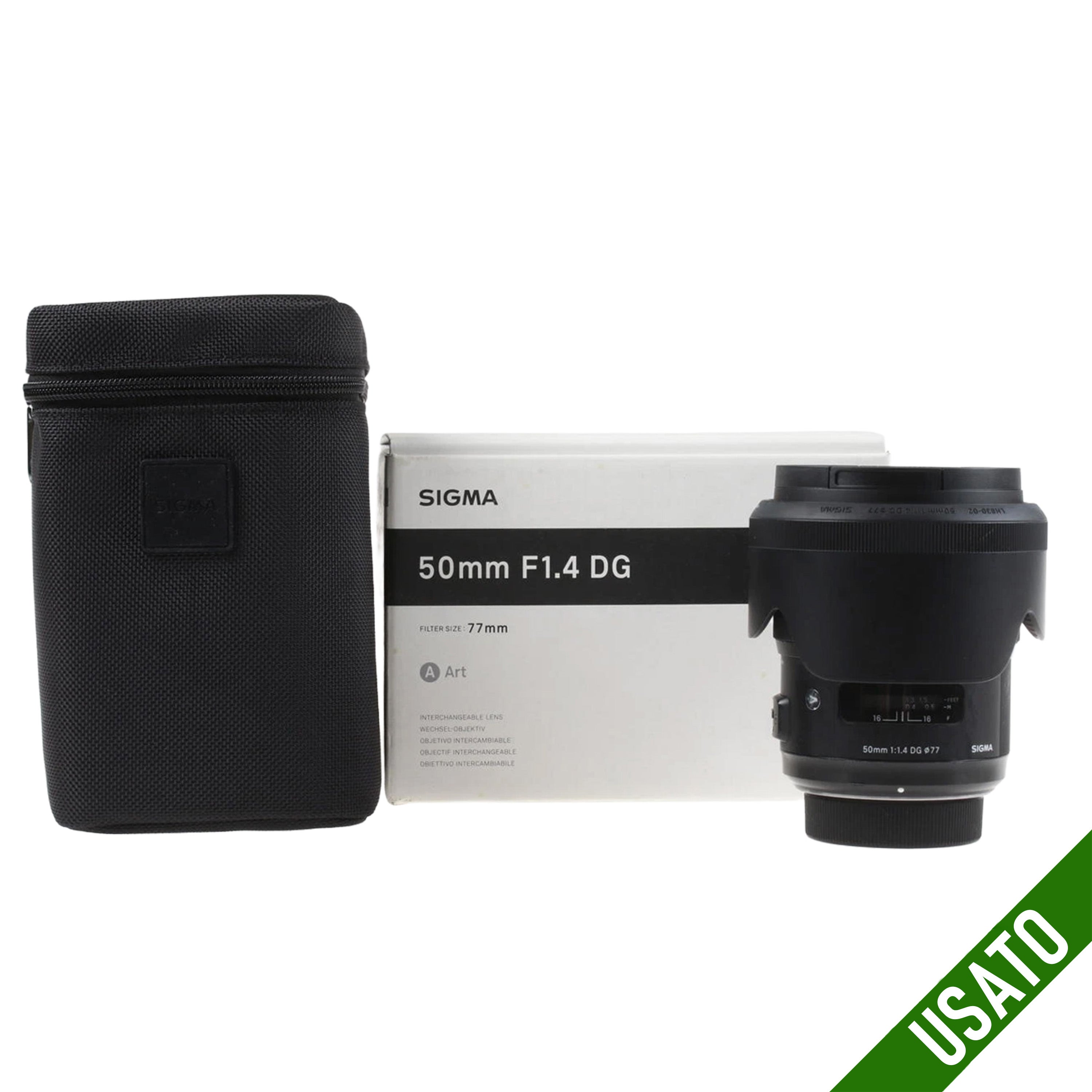 Sigma 50 mm f/1.4 DG HSM Art Attacco Nikon  in Ottime Condizioni