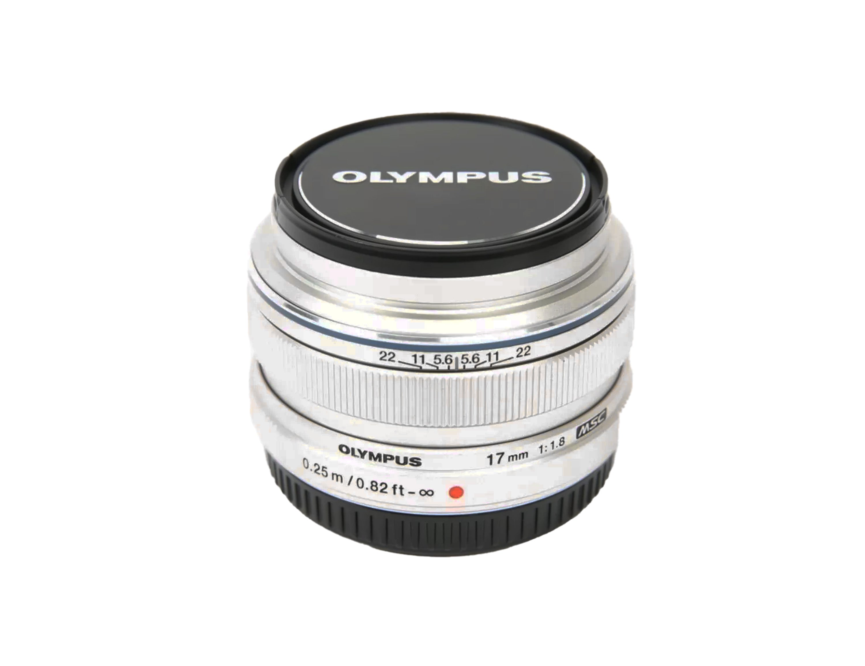 Olympus 17 mm f/1.8 Silver  Pari al Nuovo